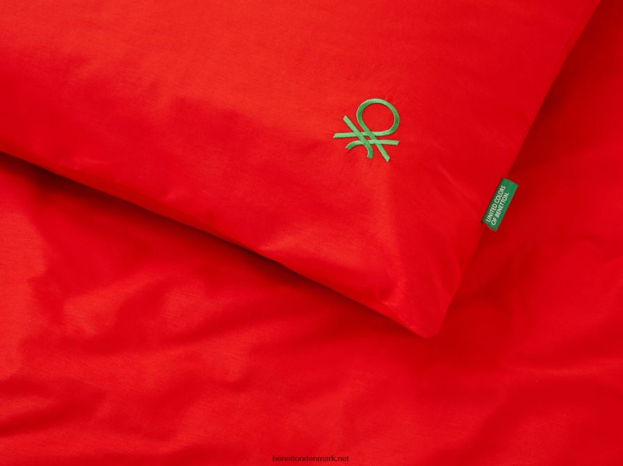 sengetøjssæt 160x290 cm Benetton 44X8HF6008 rød