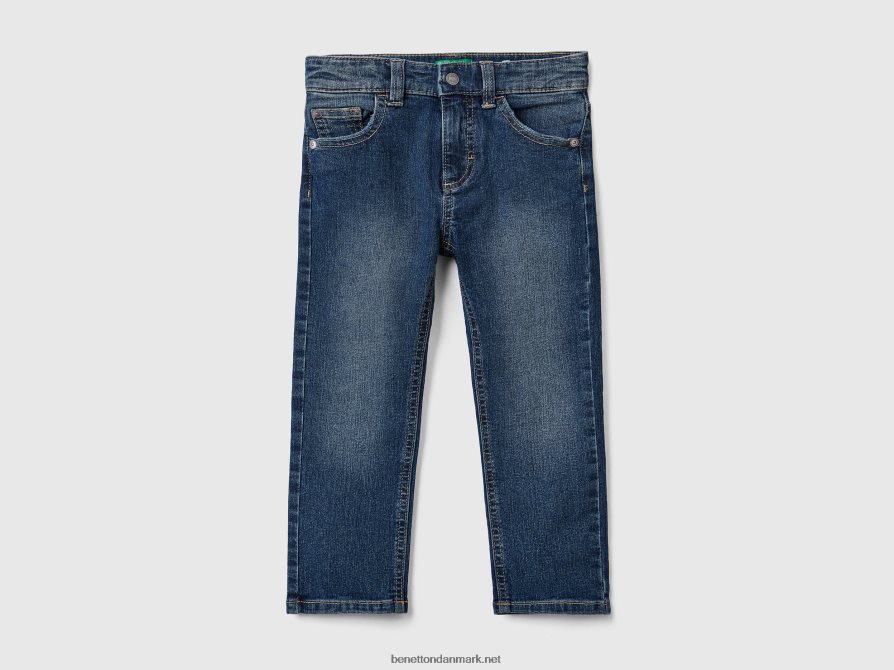 børn "eco-recycle" slim fit jeans Benetton 44X8HF5185 mørkeblå