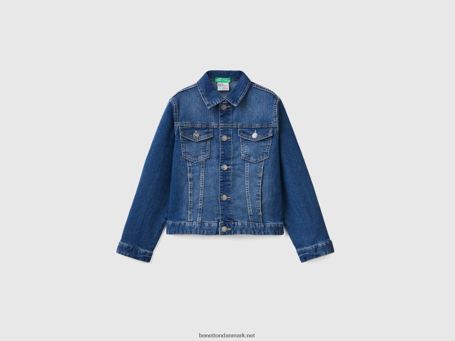 børn "eco-recycle" denimjakke Benetton 44X8HF1641 mørkeblå