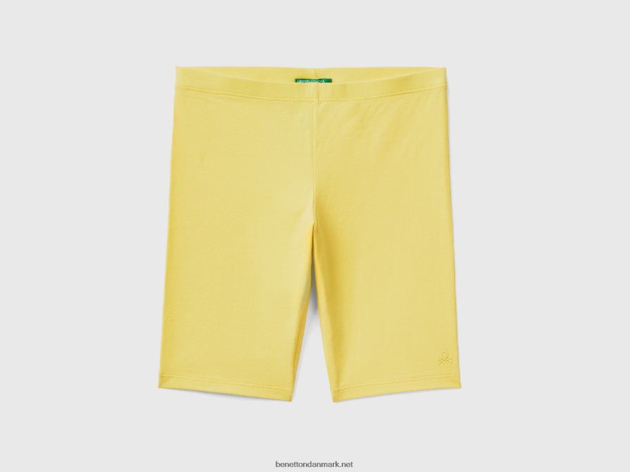 børn shorts i strækbomuld Benetton 44X8HF5439 gul