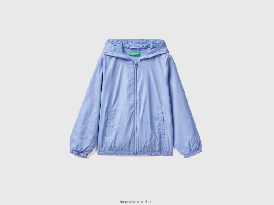 børn let "rain defender" jakke Benetton 44X8HF2418 periwinkle