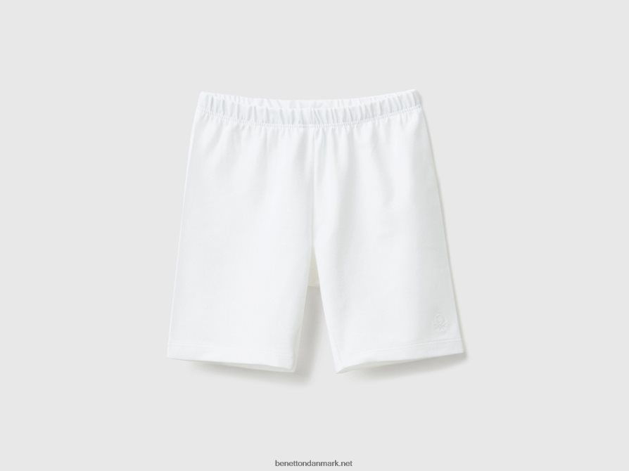 børn cykelshorts Benetton 44X8HF3029 hvid