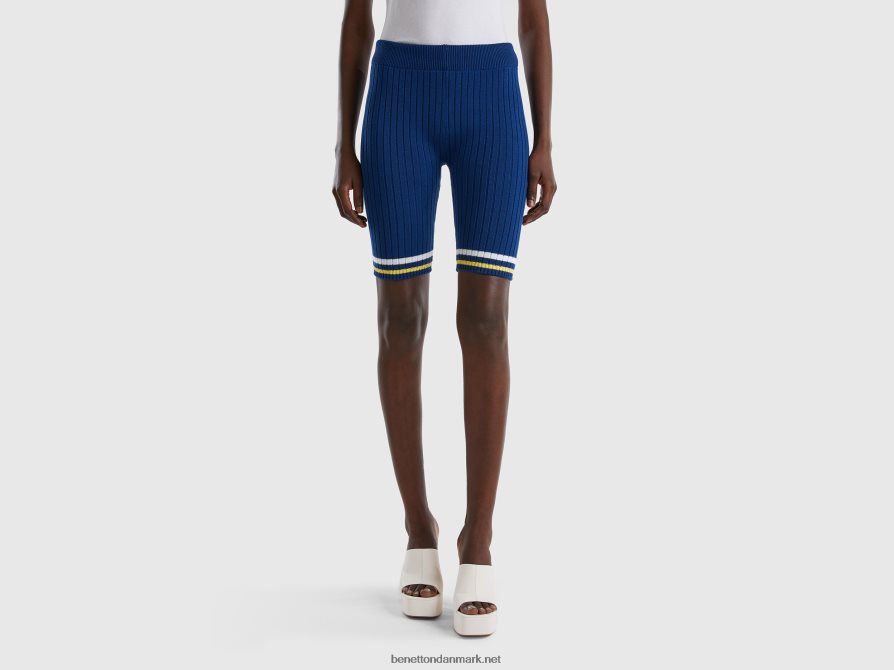 Kvinder blå cykelshorts Benetton 44X8HF4055 blå