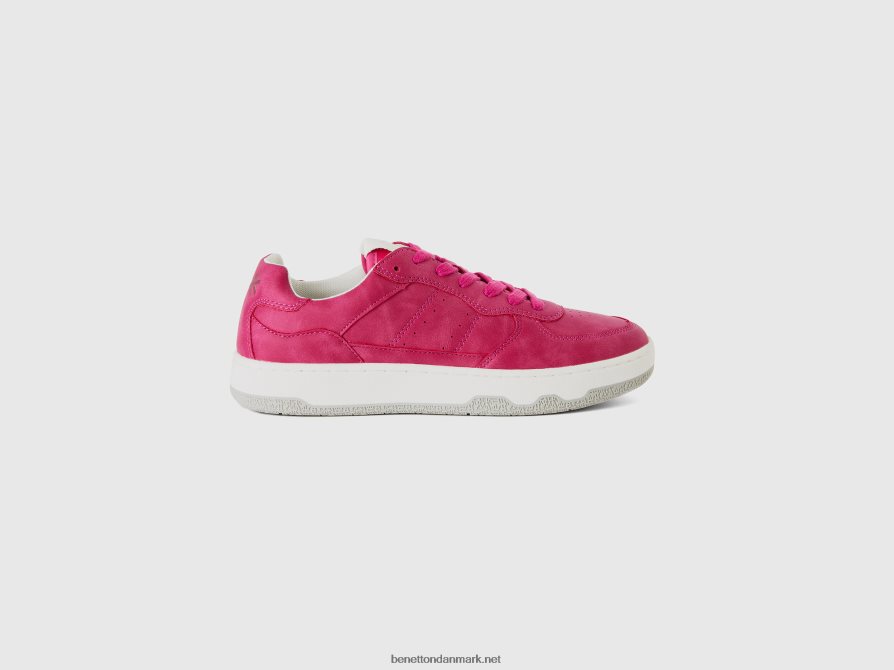 Mænd cyclamen low-top sneakers Benetton 44X8HF1549 cyclamen